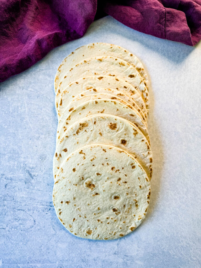 flour tortillas on a flat surface