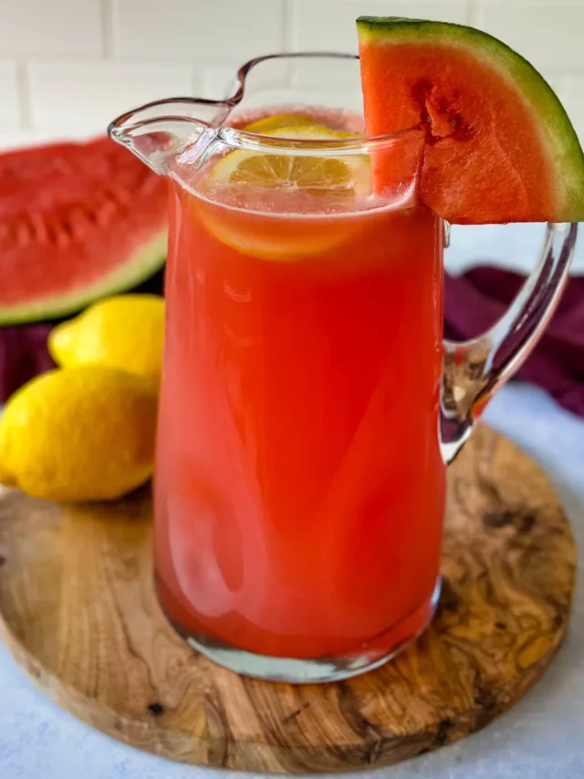 INCREDIBLE Watermelon Lemonade Recipe