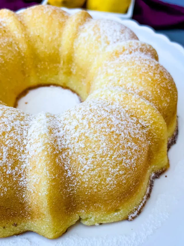 Make Lemon Pound Cake In Your Air Fryer