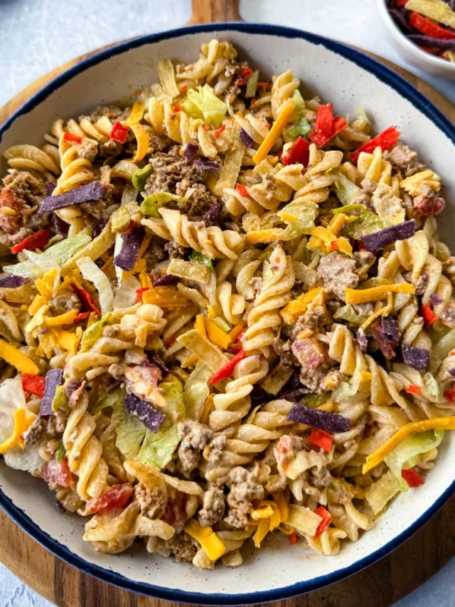 Quick Taco Pasta Salad Recipe